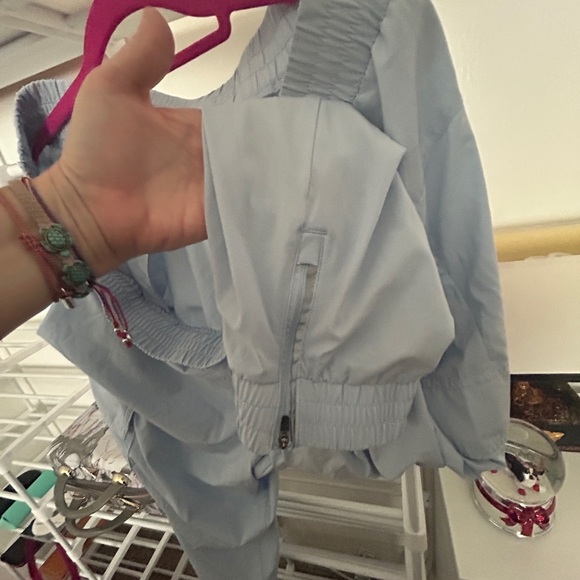 Lands' End Women's Sky Blue Cargo Joggers NWOT - Picture 6 of 6